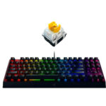 کیبورد مخصوص بازی ریزر مدل Blackwidow V3 TenKeyless Yellow Switches (گارانتی 18 ماهه گرین)