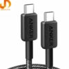 کابل تبدیل USB-C به USB-C انکر مدل A81F5  طول 0.9 متر (گارانتی 24 ماهه جانبی همراه)